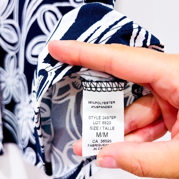 MANDEE Navy floral dress - Picture 5 of 6